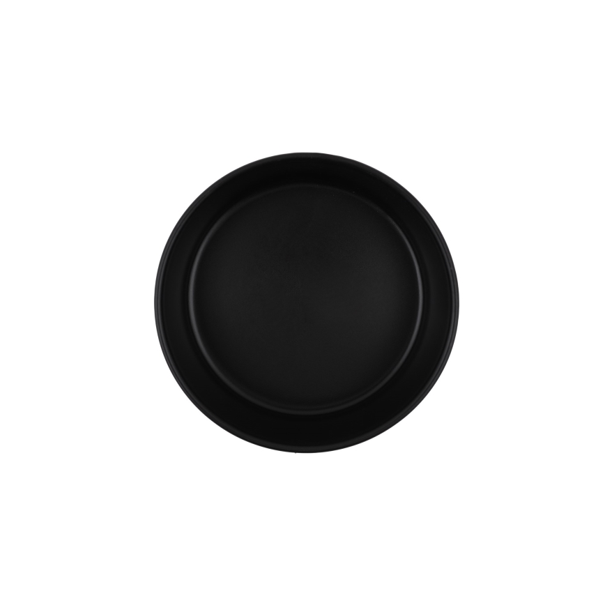 20-dielna jedálenská súprava, čierna/kamenina