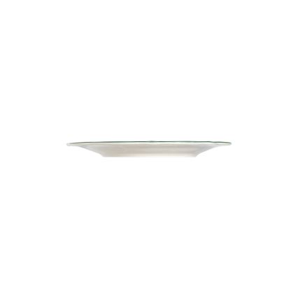24-dielna jedálenská sada, biela/zelená, porcelán