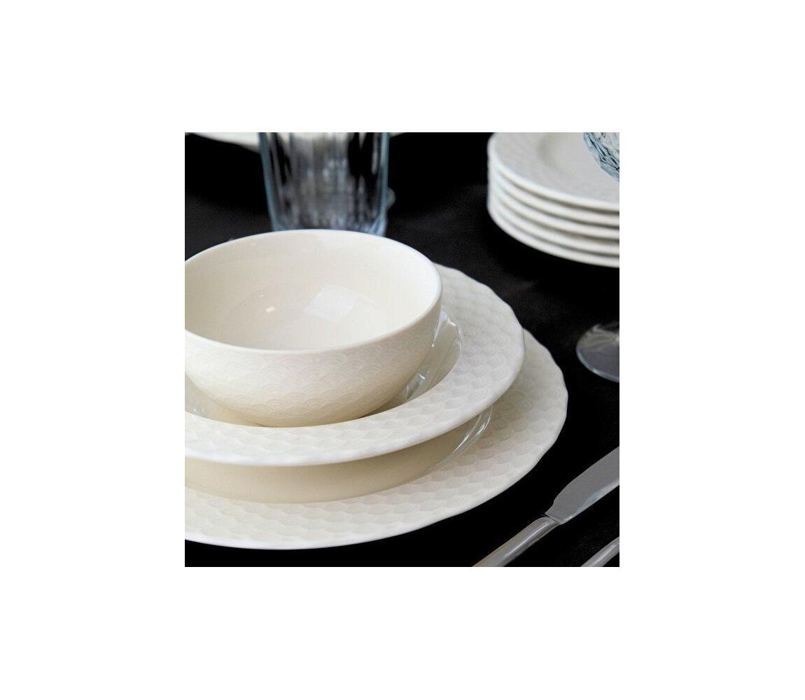 24-dielna jedálenská súprava, biela/porcelán 311MBL1111
