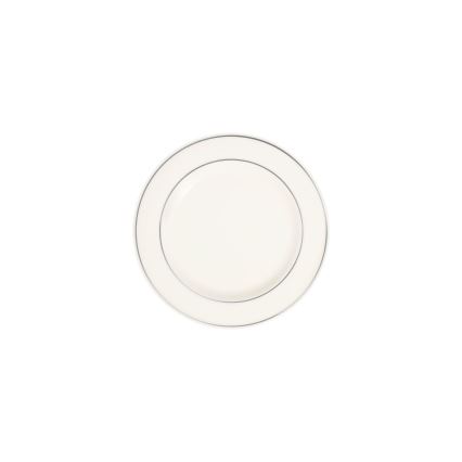 24-dielna jedálenská súprava, biela/strieborná, porcelán