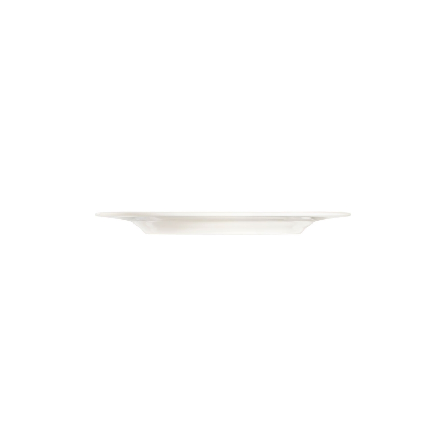 24-dielna jedálenská súprava, biela/strieborná, porcelán