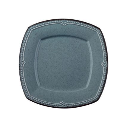 24-dielna jedálenská súprava, modrá/porcelán