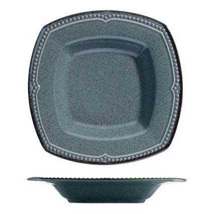 24-dielna jedálenská súprava, modrá/porcelán