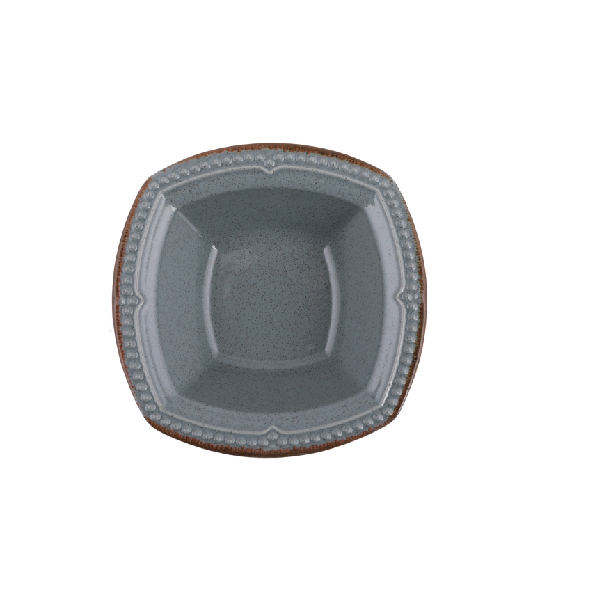 24-dielna jedálenská súprava, modrá/porcelán