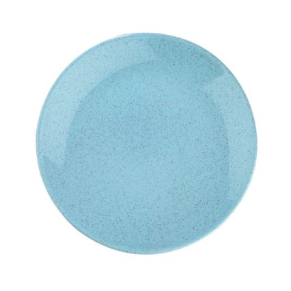 24-dielna jedálenská súprava, modrá/porcelán