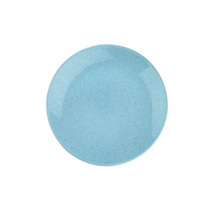 24-dielna jedálenská súprava, modrá/porcelán