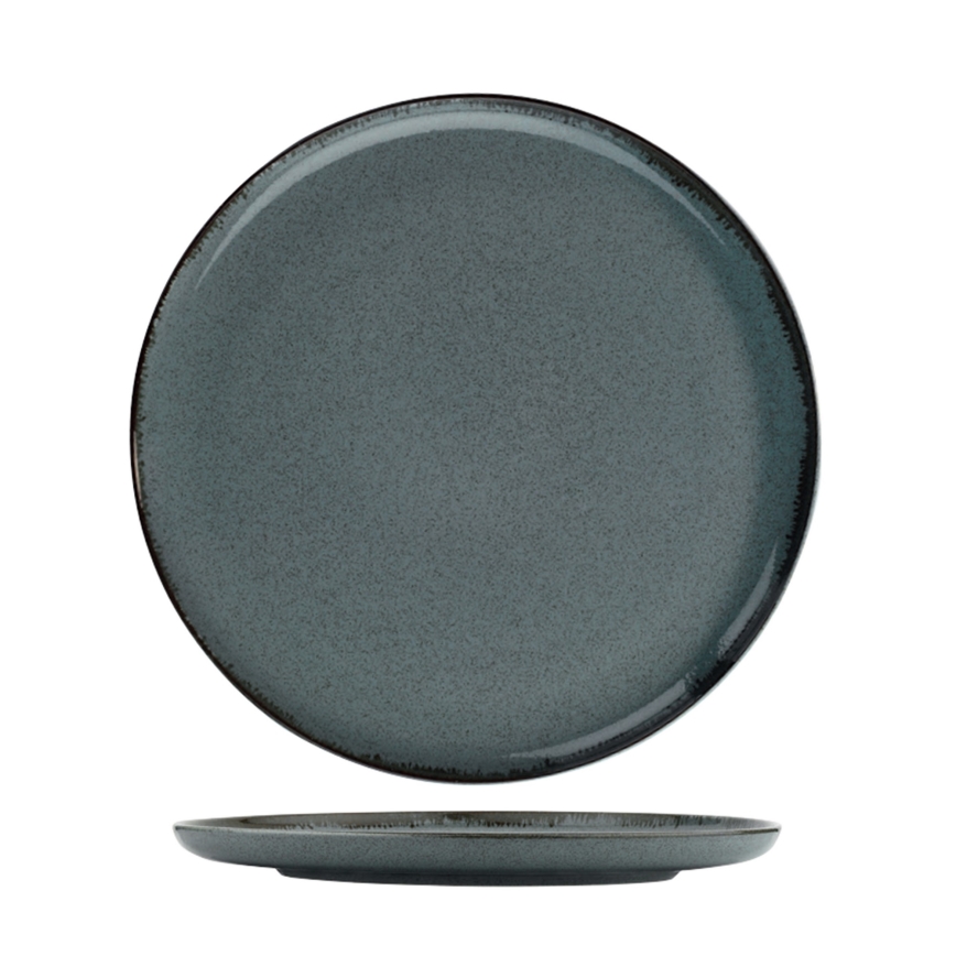 24-dielna jedálenská súprava, modrá, porcelán