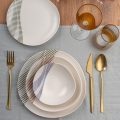 24-dielna jedálenská súprava, pestrofarebná, porcelán