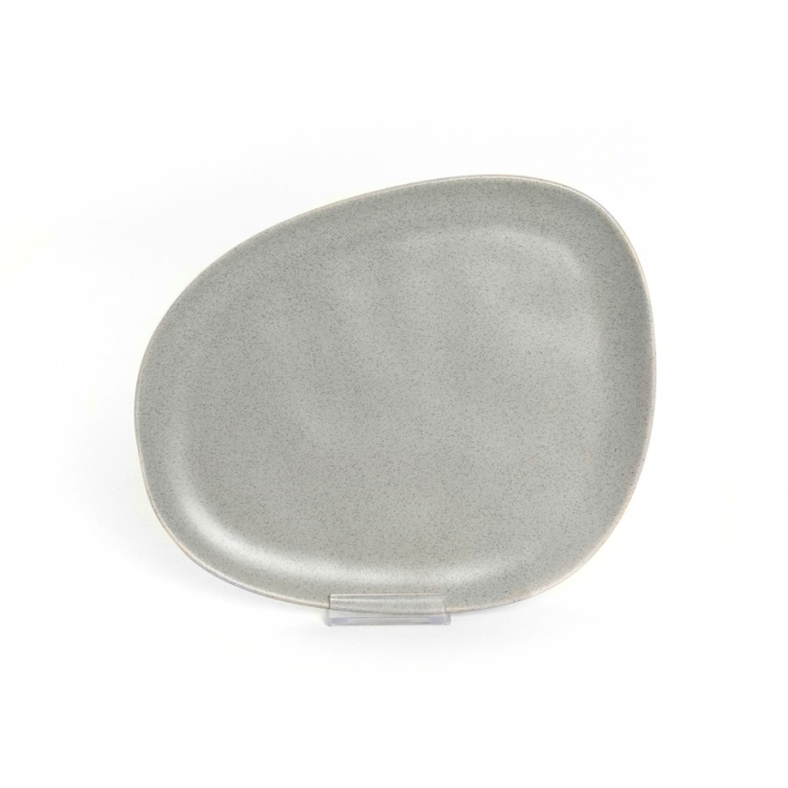 24-dielna jedálenská súprava sivá/kamenina