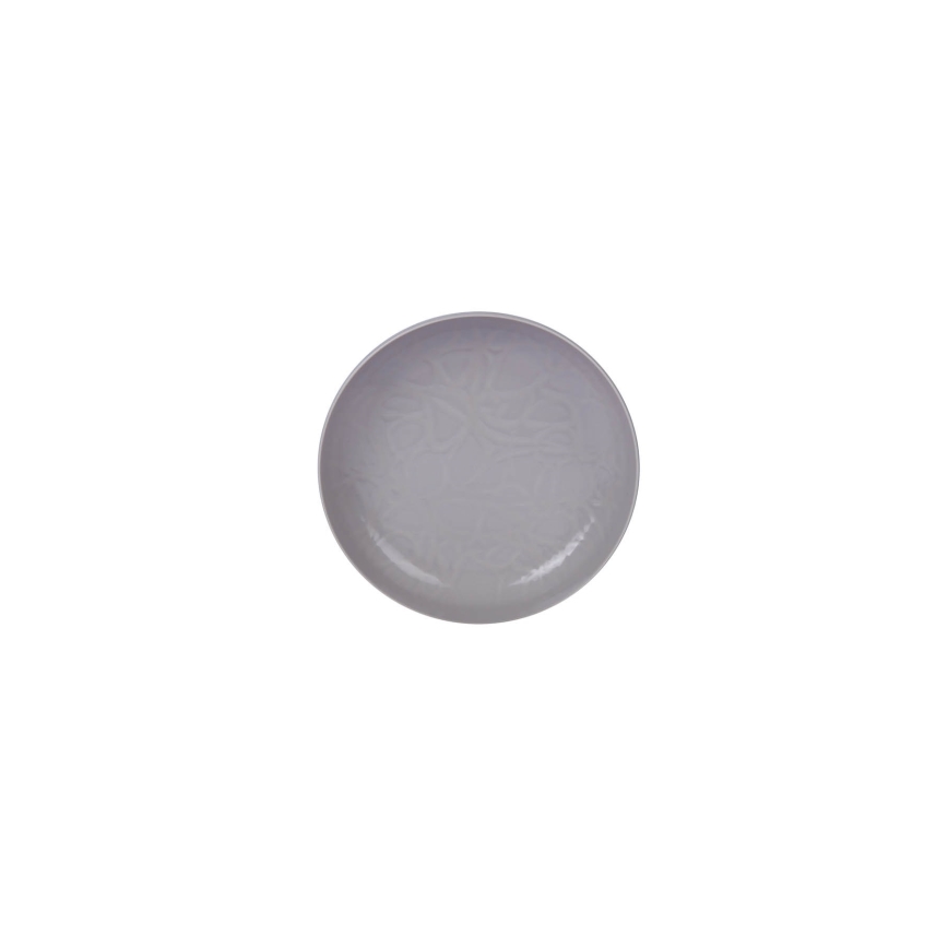 24-dielna jedálenská súprava, sivá/porcelán