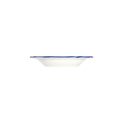 24-dielna jedálenská súprava z porcelánu, biela/modrá/žltá