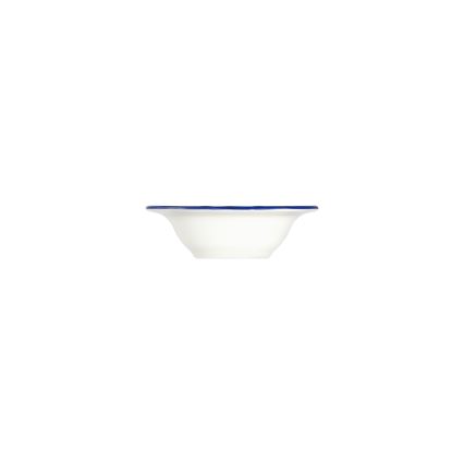 24-dielna jedálenská súprava z porcelánu, biela/modrá/žltá