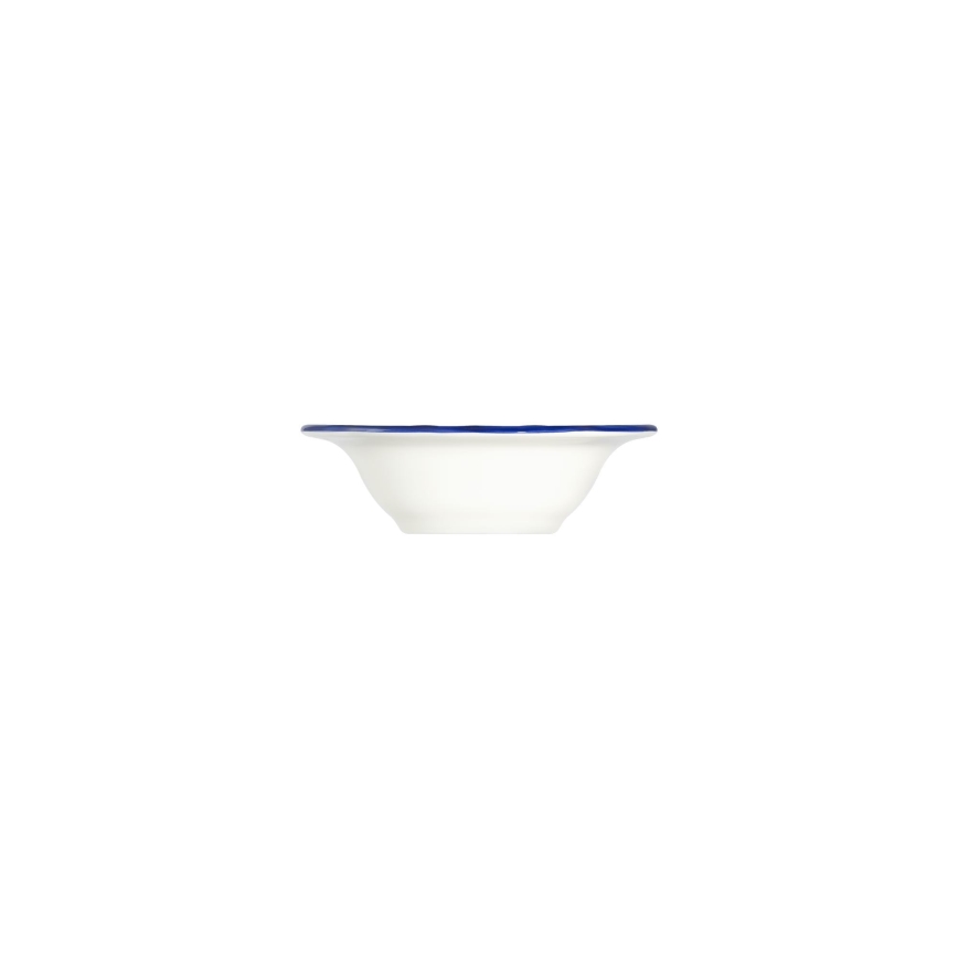 24-dielna jedálenská súprava z porcelánu, biela/modrá/žltá