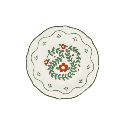 24-dielna pestrofarebná jedálenská sada z porcelánu