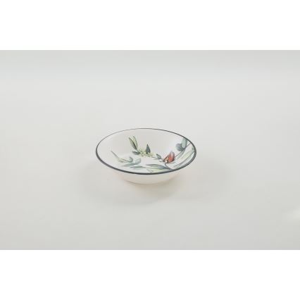 24-dielna pestrofarebná jedálenská súprava z kameniny