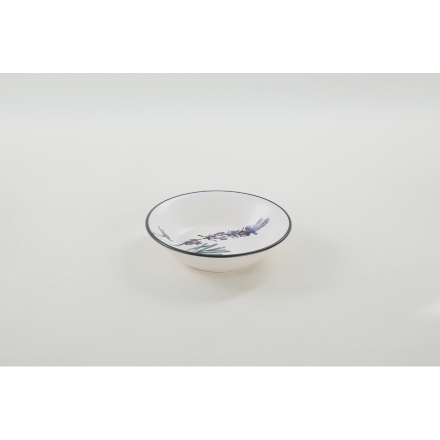 24-dielna pestrofarebná jedálenská súprava z kameniny