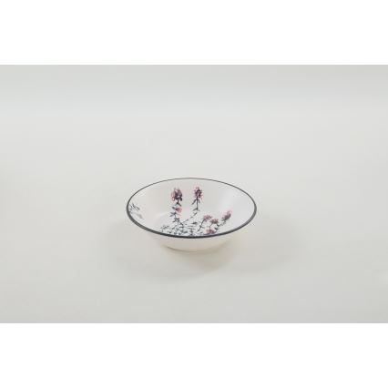 24-dielna pestrofarebná jedálenská súprava z kameniny