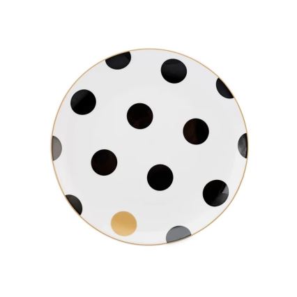 24-dielna pestrofarebná jedálenská súprava z porcelánu