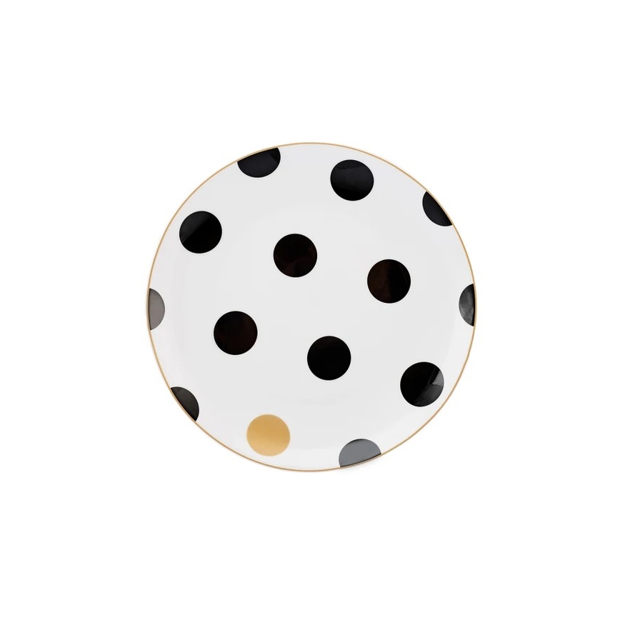 24-dielna pestrofarebná jedálenská súprava z porcelánu