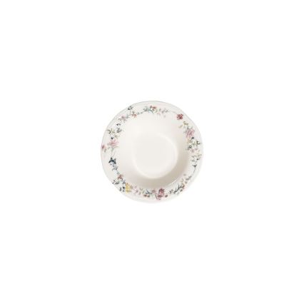 24-dielna pestrofarebná jedálenská súprava z porcelánu
