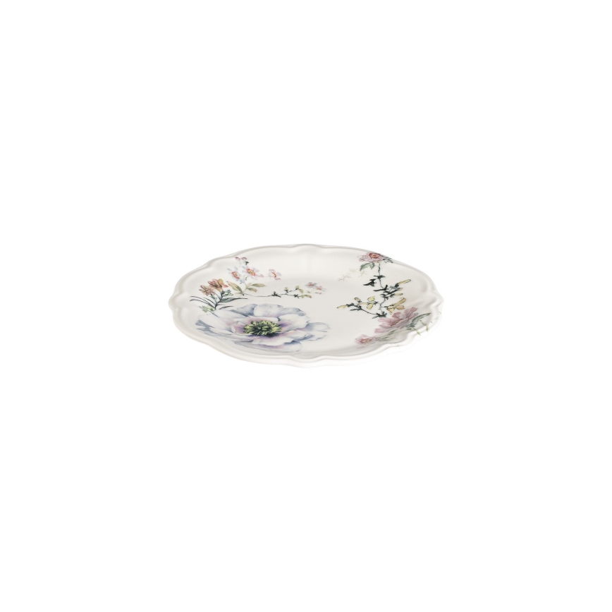 24-dielna pestrofarebná jedálenská súprava z porcelánu