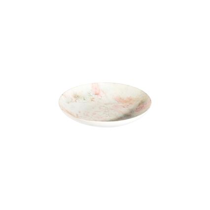 24-dielová jedálenská súprava, ružová/béžová, porcelán