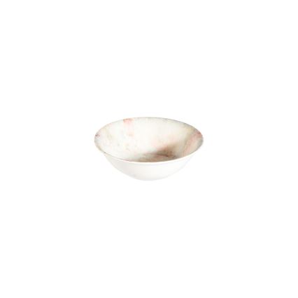 24-dielová jedálenská súprava, ružová/béžová, porcelán