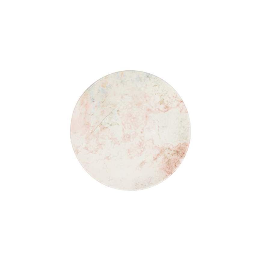 24-dielová jedálenská súprava, ružová/béžová, porcelán