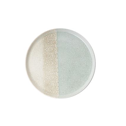 27-dielna jedálenská súprava, béžová/zelená, porcelán