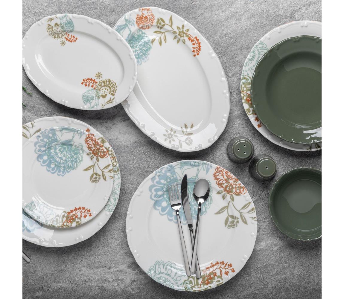 29-dielna jedálenská súprava, pestrofarebná/porcelán 868ARY1146