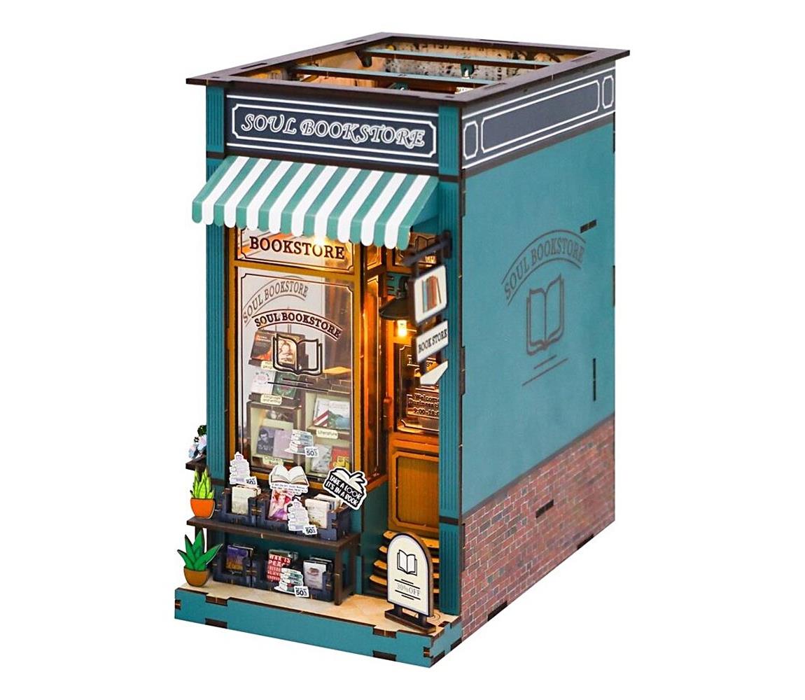 2Kids Toys - 3D LED zarážka na knihy Knihkupectví duše, 2x AAA baterie 2DM2314