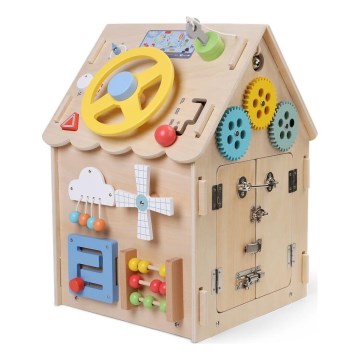 2Kids Toys - Activity board domček béžová