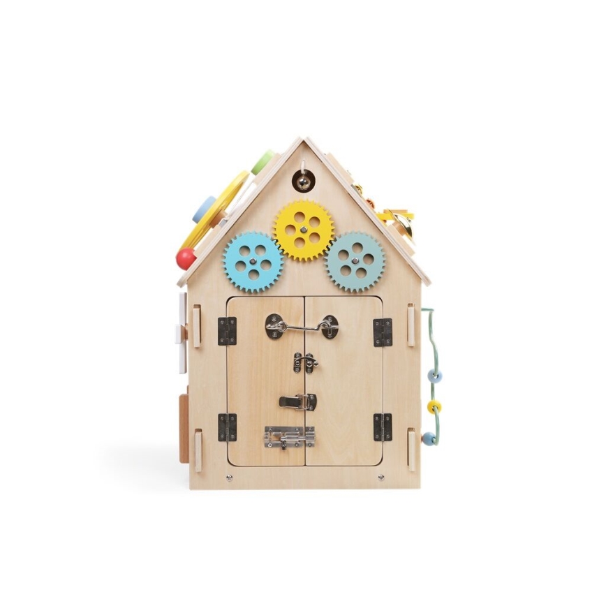 2Kids Toys - Activity board domček béžová