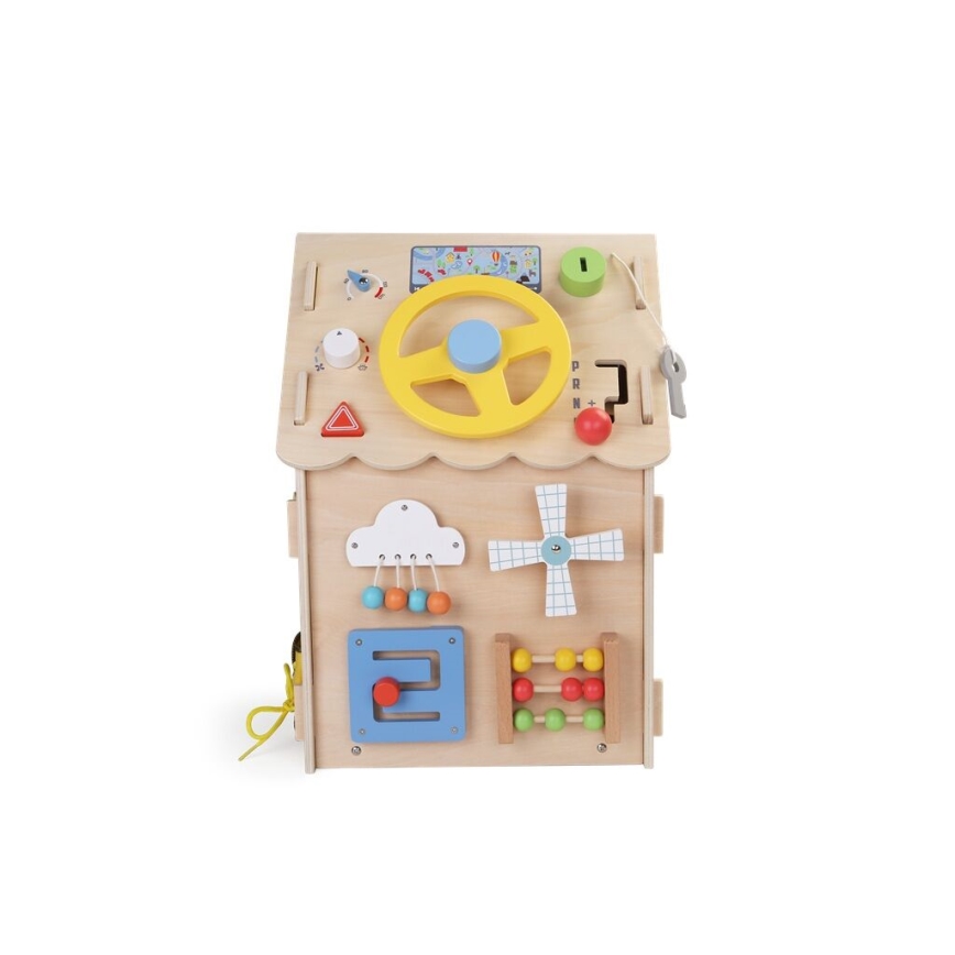 2Kids Toys - Activity board domček béžová