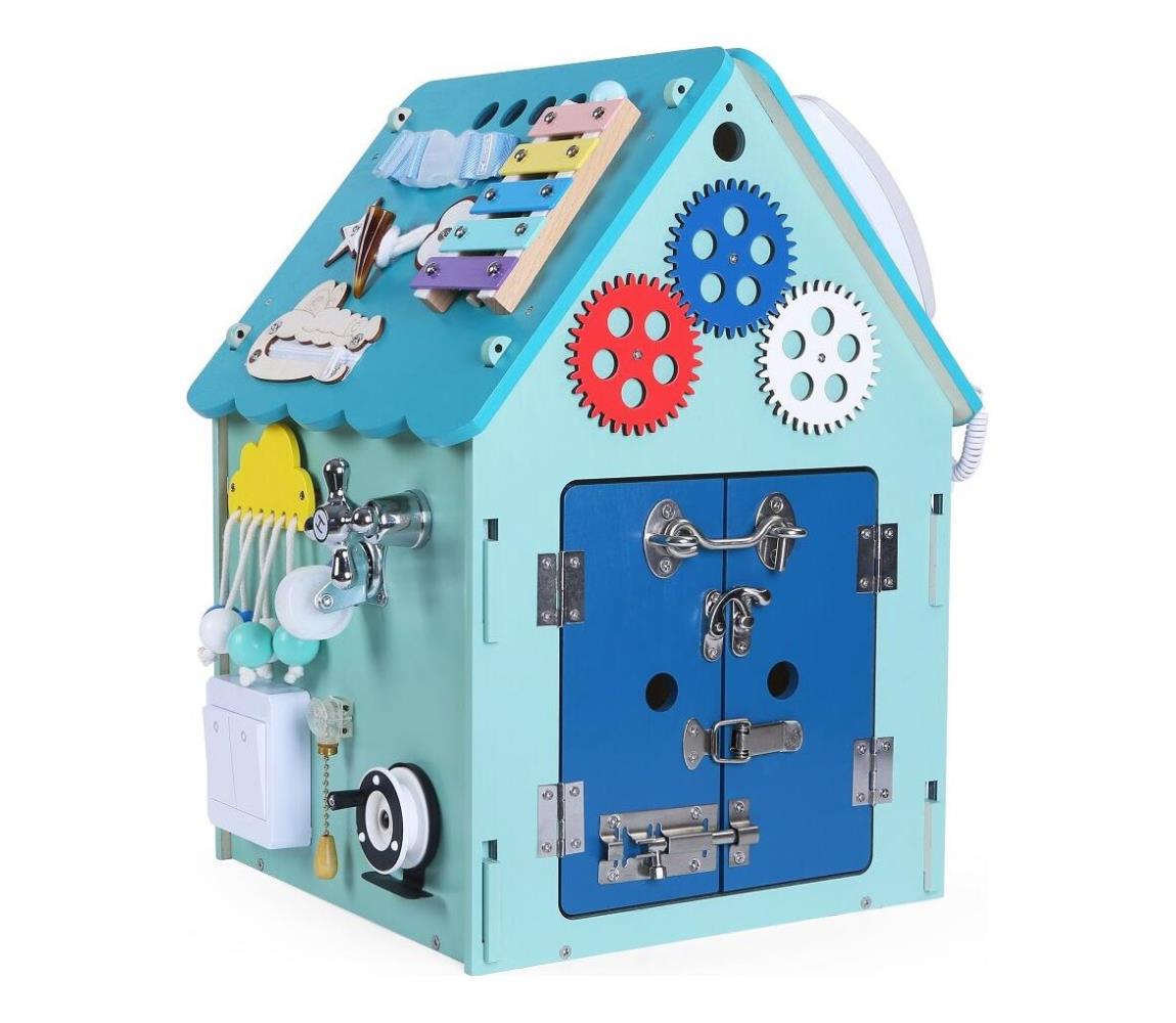 2Kids Toys Activity board Domček modrý