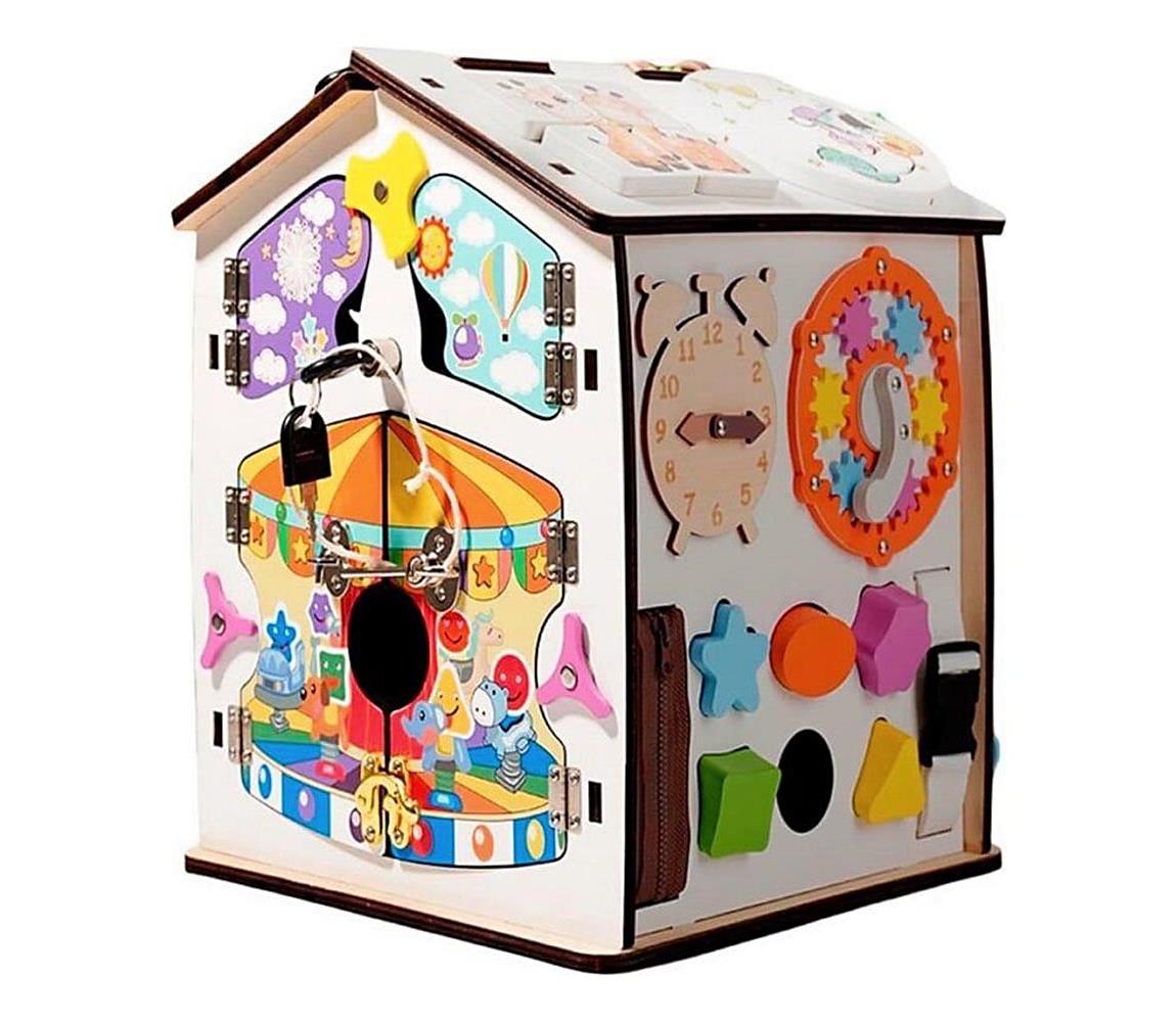 2Kids Toys - Aktivitná tabuľa Domček biela 2D98301