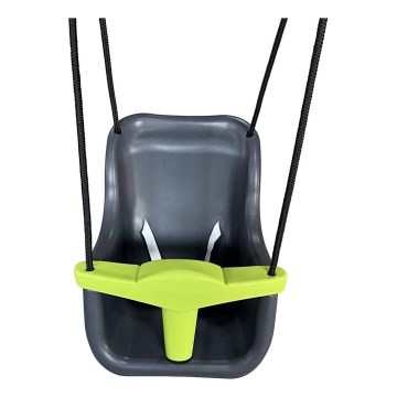 2Kids Toys - Detská plastová hojdačka sivá/zelená