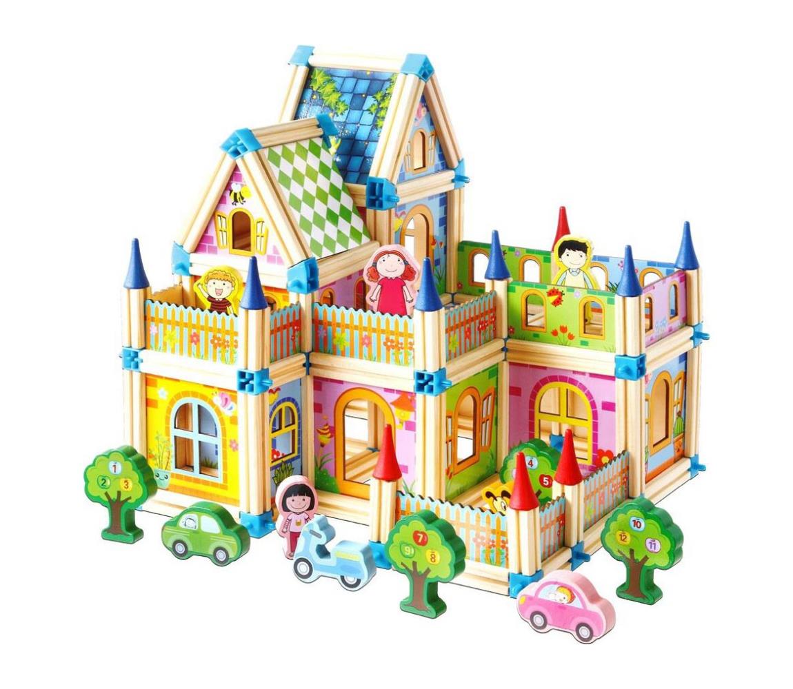 2Kids Toys - Drevená stavebnica Zámok 2D98250