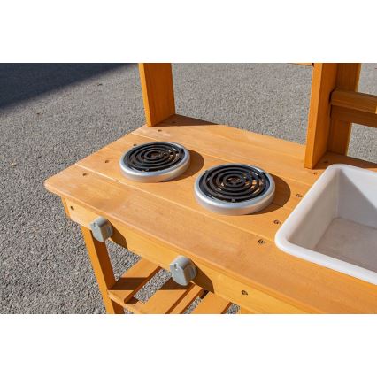 2Kids Toys - Drevená záhradná kuchynka s drezom