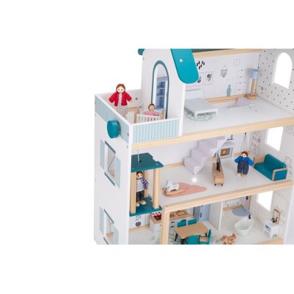 2Kids Toys - Drevený domček pre bábiky Barbora