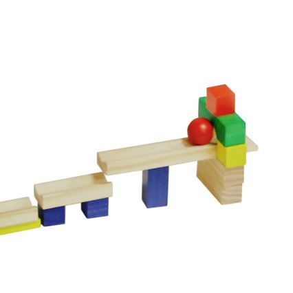 2Kids Toys - farebné drevené domino 400 ks