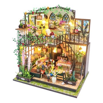 2Kids Toys - Miniatúra domčeka Darcyin kvetinový dom 2xAAA