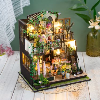 2Kids Toys - Miniatúra domčeka Darcyin kvetinový dom 2xAAA