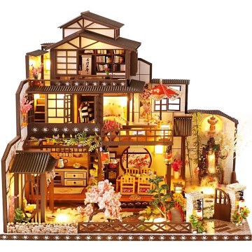 2Kids Toys - Miniatúra domčeka Honosná sakurová vila 2xAAA