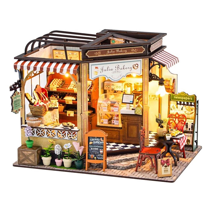 2Kids Toys - Miniatúra domčeka Juliina pekáreň 2xAAA