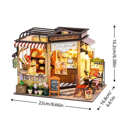 2Kids Toys - Miniatúra domčeka Juliina pekáreň 2xAAA