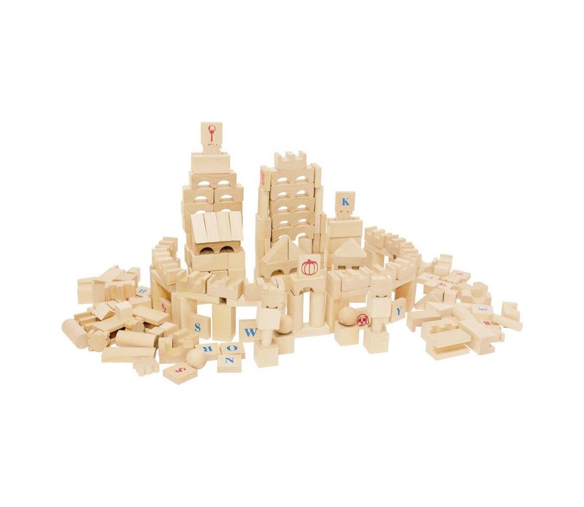 2Kids Toys - Prírodné drevené kocky, 220 ks 2D98270