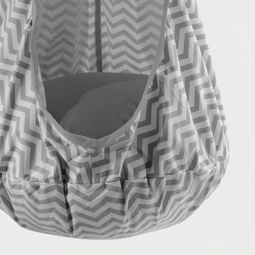 2Kids Toys - Závesný hojdací vak sivý