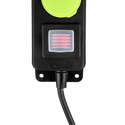 3-zásuvkový predlžovací kábel s vypínačom, 20 m, IP44