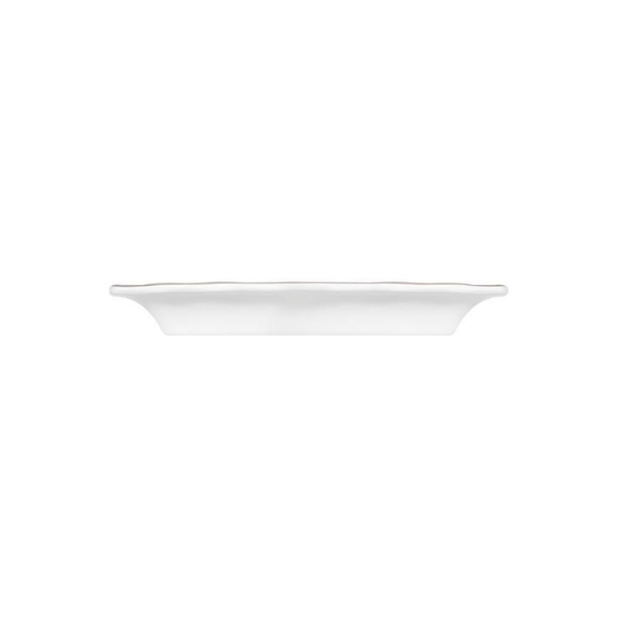 53-dielna jedálenská súprava, biela/strieborná, porcelánová